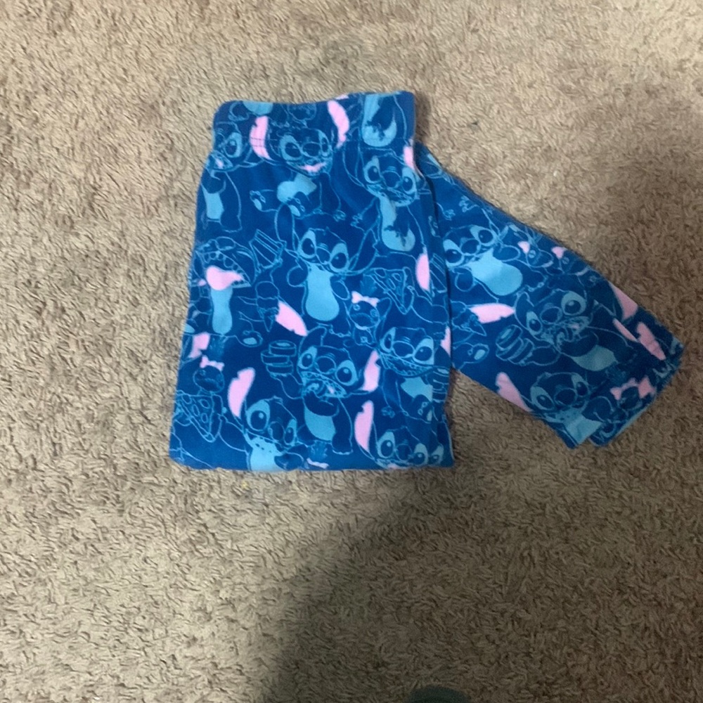 From Walmart, Stitch sleep pants